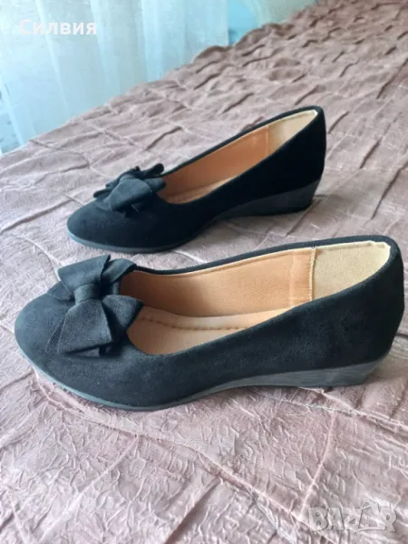 Нови дамски ежедневни обувки черни, 39 номер, снимка 1