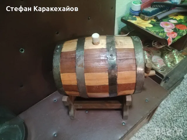 Старо дървено буренце , снимка 3 - Антикварни и старинни предмети - 56077630