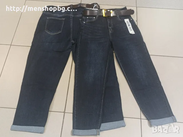 Дамски дънки с колан от L. до 4XL, снимка 2 - Дънки - 55845812