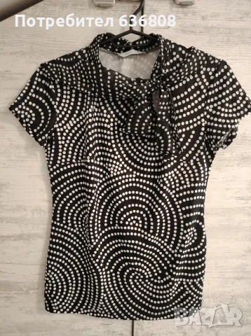 Дамска блуза/риза на бели точки, XL/L