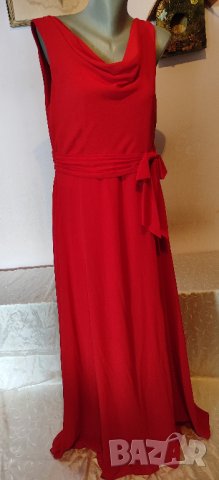 Официална дълга бална рокля р-р ХЛ, нова, със забележка, снимка 3 - Рокли - 40854167
