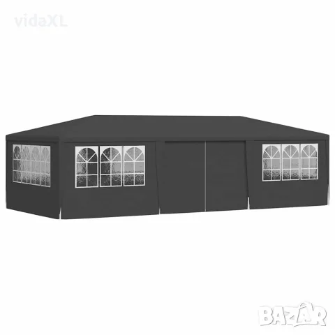 vidaXL Професионална парти шатра със стени 4x9 м антрацит 90 г/м², снимка 3 - Къмпинг мебели - 56147585
