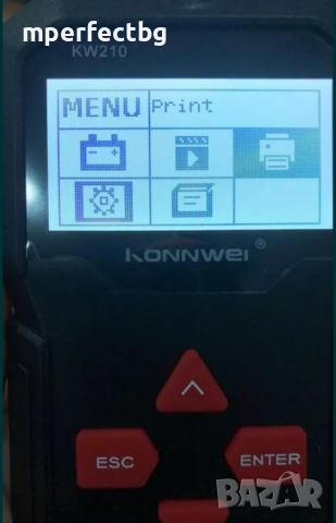 Тестер за акумулатор Konnwei 210 товарна вилка проверка на акумулатор тест акумулатор , снимка 5 - Аксесоари и консумативи - 44640889