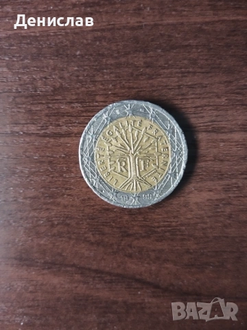 2 евро Франция 1999г., снимка 4 - Нумизматика и бонистика - 53266841