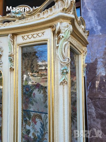 Италианска барокова витрина Silik 030, снимка 6 - Секции и витрини - 40133689