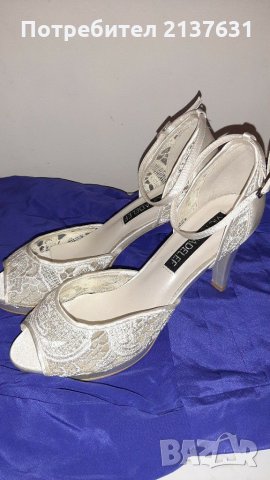 НОВИ ! Официални Дамски Обувки с дантела Victoria Delef , снимка 3 - Дамски елегантни обувки - 29997285