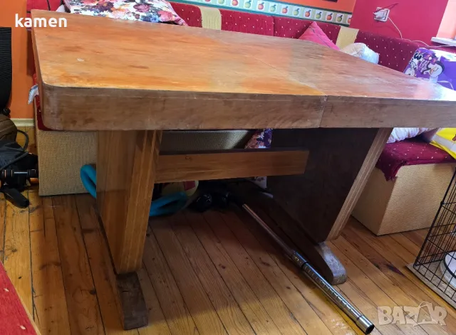 Маса масив с 6 стола, снимка 5 - Маси - 49628992