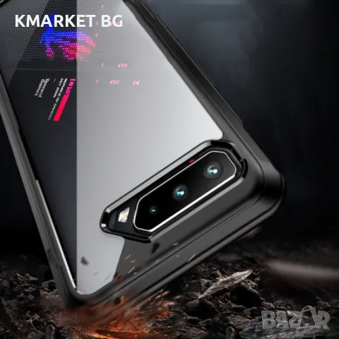 Asus ROG Phone 5 PC + TPU Калъф и Протектор, снимка 4 - Калъфи, кейсове - 49023892