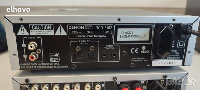 Ресивър и CD player Denon, DRA-102, DCD-F102, снимка 7 - Ресийвъри, усилватели, смесителни пултове - 53007564