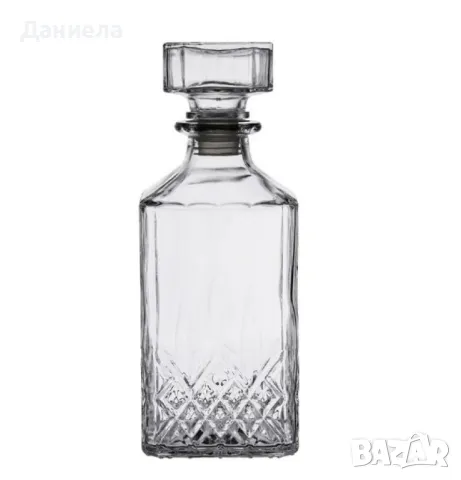 Комплект от стъклена гарафа с 6 броя чаши , снимка 4 - Чаши - 48969580