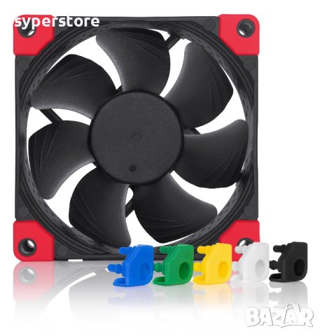Вентилатор за компютър 80x80x25mm Noctua NF-A8-PWM-CH.BK.S SSO2 Bearing 4-pin PWM 2200RPM 12V