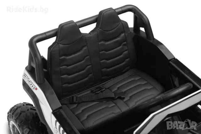 Офроуд акумулаторен автомобил AXEL – Бял, 4x4, с дистанционно и LED, снимка 11 - Детски велосипеди, триколки и коли - 49977029