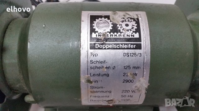 Шмиргел немски Interkrenn DS125, снимка 5 - Други инструменти - 29165941