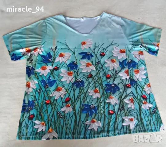 Страхотни МАКСИ летни блузи - 5ХЛ - ИЗГОДНО !, снимка 4 - Тениски - 48853871