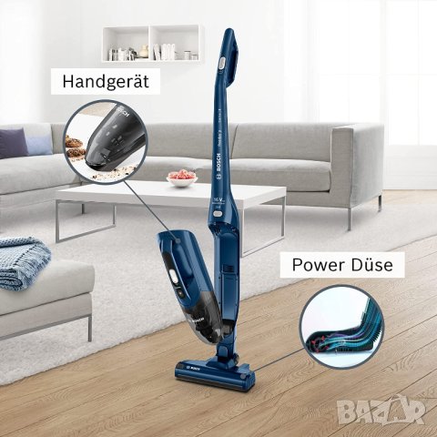 Вертикална прахосмукачка Bosch BCHF216S, 2 in 1, 2 нива на мощност, снимка 9 - Прахосмукачки - 40826182