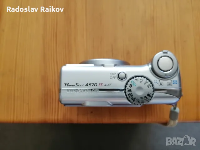 Фотоапарат Canon PowerShot A570IS. Цена - 50 евро, снимка 2 - Фотоапарати - 55962546