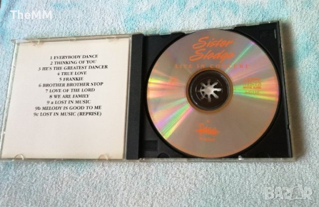 Sister Sledge - Live in Concert, снимка 2 - CD дискове - 42134706