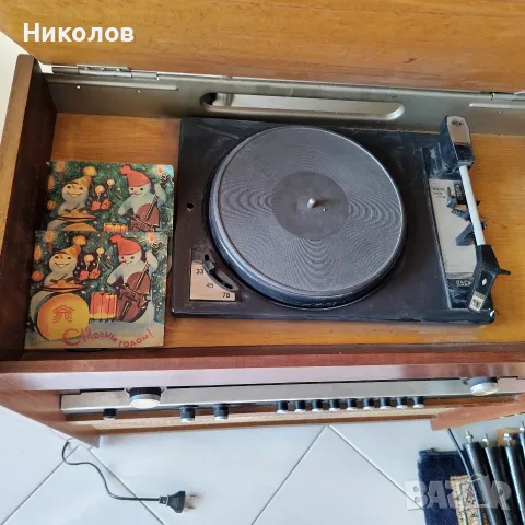 Радограмофон 1968г. "Rigonda 102"  "55€" Работещо!+Доставка!, снимка 4 - Радиокасетофони, транзистори - 55804532