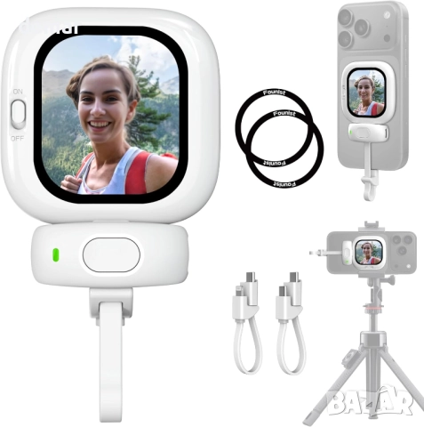 Founist Vlogmate Mini селфи екран за iPhone, Bluetooth дистанционно