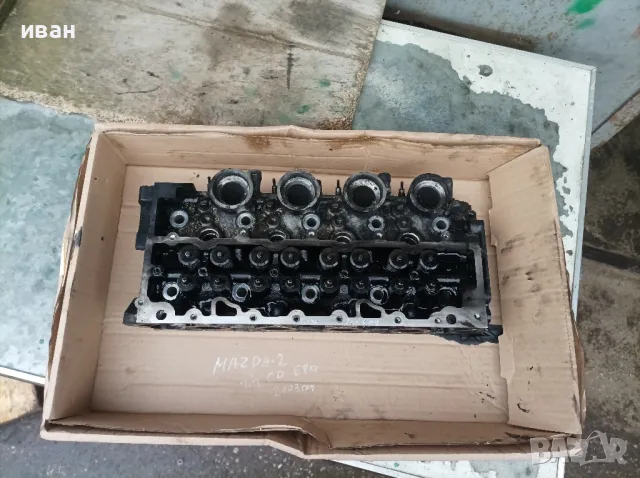 Цилиндрова глава за Мазда 2 1.4 CD. 68 кс. 2003 год., снимка 4 - Части - 49733776