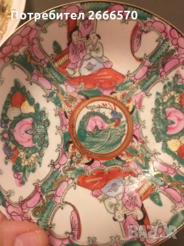 Китайска порцеланова чиния , китайски порцелан, снимка 12 - Антикварни и старинни предмети - 35031372