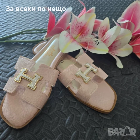 Hermes Дамски Летни Ниски Чехли Хермес - 6 Налични Цвята Код VL-114, снимка 7 - Чехли - 51003778