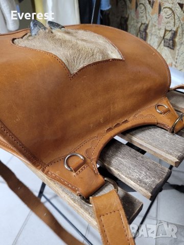 Естествена кожа чанта, през рамо, ефектна!!, снимка 9 - Чанти - 37562444