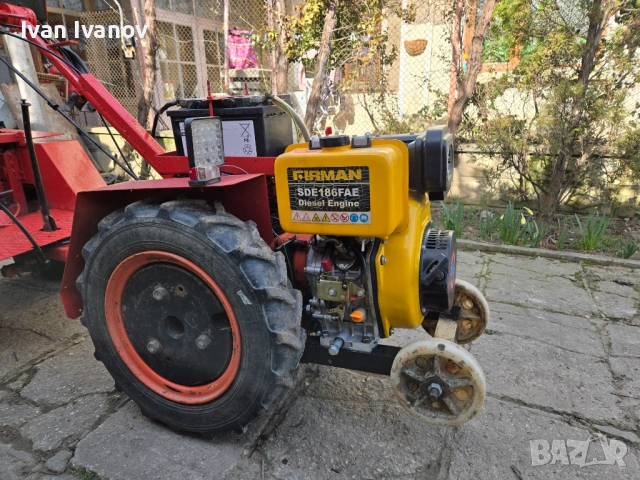 Мотоблок с адаптер, снимка 2 - Селскостопанска техника - 53925084