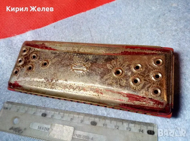 WELTMEISTER Стара НЕМСКА КОЛЕКЦИОНЕРСКА РЯДЪК МОДЕЛ УСТНА ХАРМОНИКА 47622, снимка 5 - Антикварни и старинни предмети - 47608067