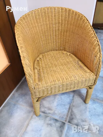 Кресло от ракита и бамбук 