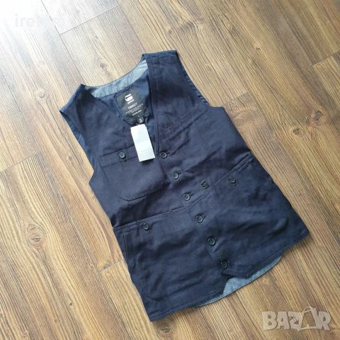 Страхотен мъжки елек G STAR Raw размер S , нов с етикет , снимка 2 - Якета - 38809773