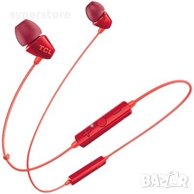 Слушалки Безжични Блутут TCL SOCL100BTOR-EU Червени, Тип "Тапи за уши" In-Ear, Bleutooth Headset, снимка 2 - Безжични слушалки - 31089309
