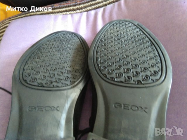 Мъжки официални обувки като нови меки телешки бокс Geox Respira amphibiox №43 стелка 28см, снимка 11 - Официални обувки - 36988461