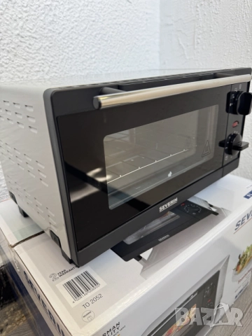 Мини Готварска Фурна Severin TO 2052 800W 9L Грил Тостер за принцеси!, снимка 4 - Печки, фурни - 55741908