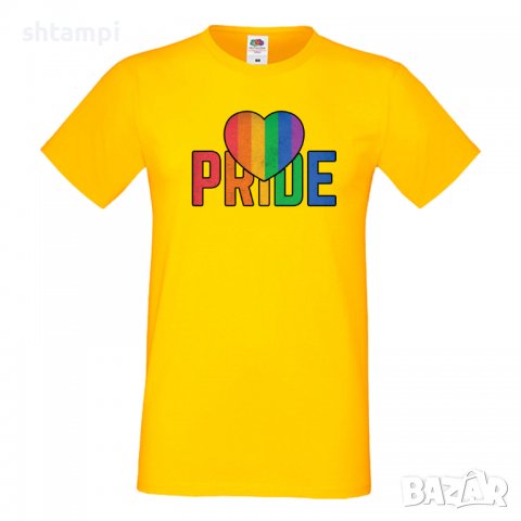Мъжка тениска Pride Heart multicolor Прайд,Празник.Повод,Изненада, снимка 13 - Тениски - 37104978
