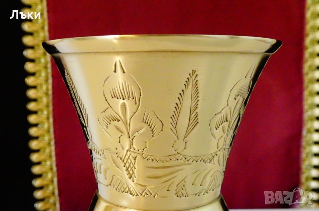 Бронзов бокал за вино,чаша за вино,шедьовър. , снимка 8 - Антикварни и старинни предмети - 30408141