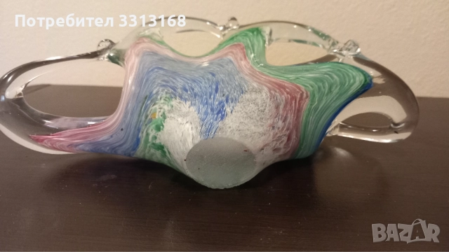 Салфетник Мурано стъкло , снимка 3 - Други - 52242119