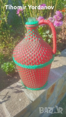 Плетена дамаджана., снимка 10 - Антикварни и старинни предмети - 51320074