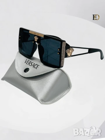 очила с калъф, кутия и ув защита louis vuitton versace , снимка 3 - Слънчеви и диоптрични очила - 51393808