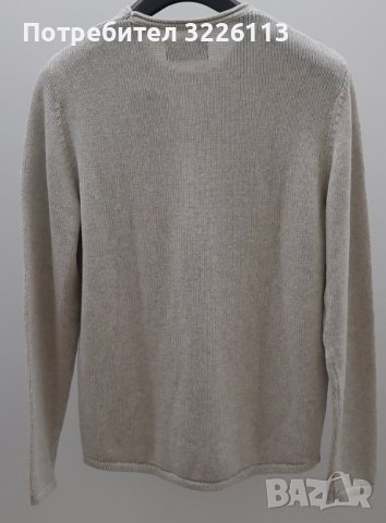 Oригинален мъжки пуловер "Only Sons", catmeal. Размери - S, M и XL ., снимка 3 - Пуловери - 38995845