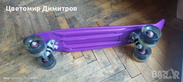 Скейтборд тип Пени борд, снимка 3 - Скейтборд, ховърборд, уейвборд - 51600360