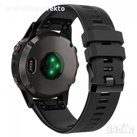Силиконова каишка GARMIN Fenix 6, 6X, Pro, Solar лилав цвят, снимка 8 - Каишки за часовници - 35580446