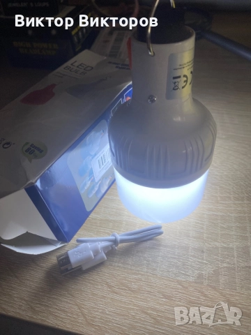 Фенер за къмпинг с usb зареждане , снимка 2 - Къмпинг осветление - 51920154