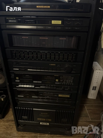 Предлагам комплект уредба SHARP SYSTEM-7700, снимка 4 - Аудиосистеми - 55954543