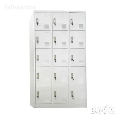 Метален шкаф за багаж с петнадесет отделения  185/90/40см