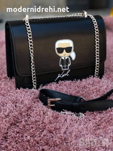 Дамска чанта Karl Lagerfeld, снимка 2 - Чанти - 32006804