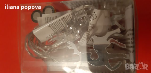 Коледни лед лампички - еленчета, снимка 2 - Декорация за дома - 31202139