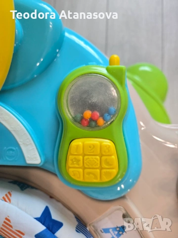 Проходилка 4 в 1 "Джоя Лукс" Звездички Chipolino, снимка 6 - Проходилки - 54175495