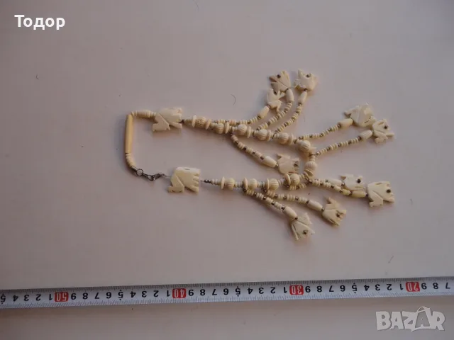 Страхотно колие от кост 