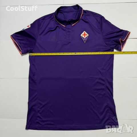 Le Coq Sportif ACF Fiorentina 2016/17 Футболна Тениска Размер XL, снимка 3 - Футбол - 54127617